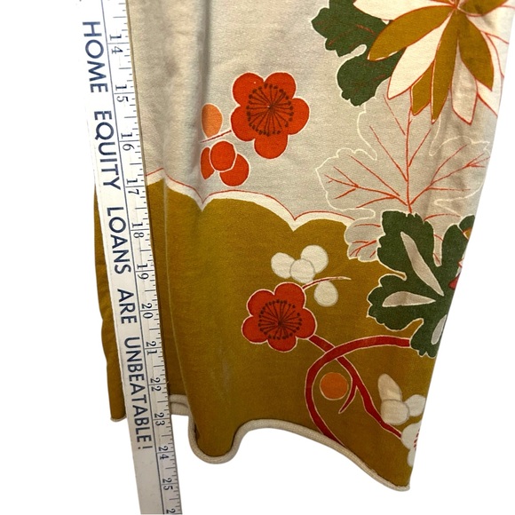 Y2K lucky brand L-XL sweatpants cropped floral graphic boho wide leg vintage - Picture 6 of 15